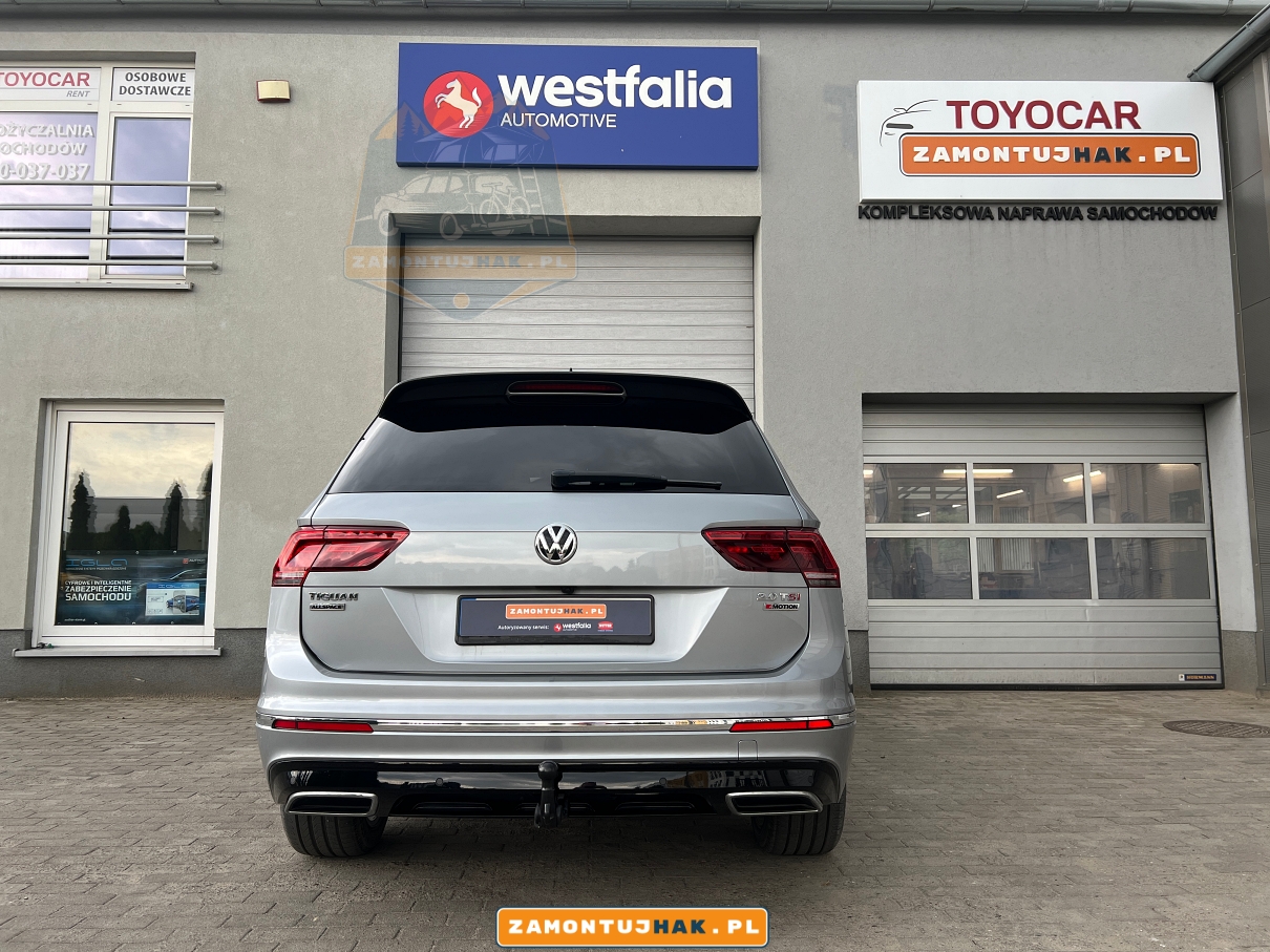 322096900113 oryginalny hak elektryczny do volkswagen tiguan ii z montazem w poznaniu 